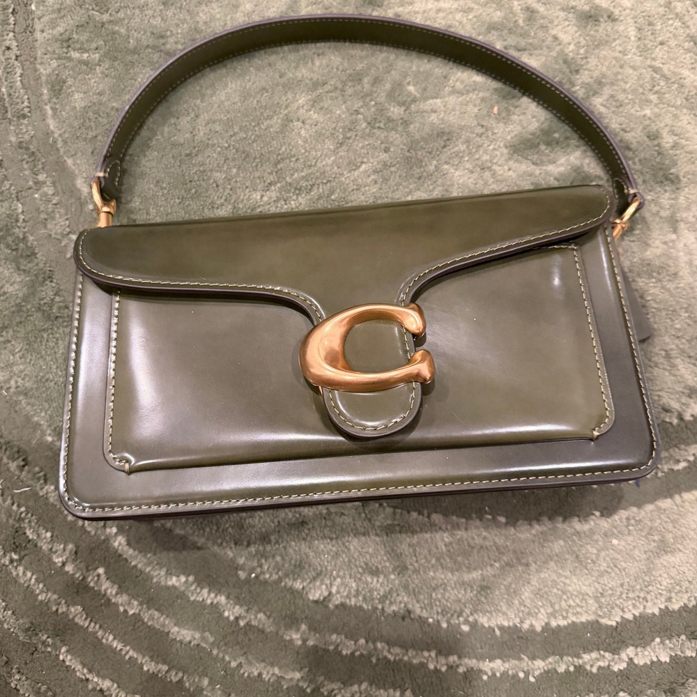 Coach Tabby 26 in Spazzolato Green Leather